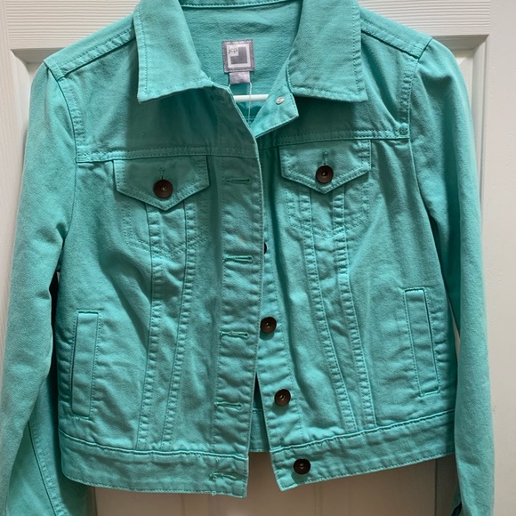 Cascade green denim jacket! STILL HAS TAGS! - Picture 3 of 4